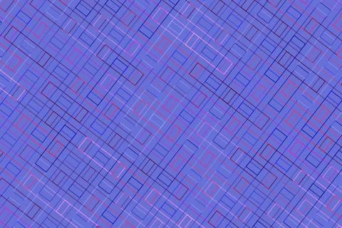 Abstract digital pattern in blue with geometric shapes Stock Illustration