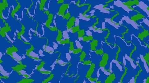 Abstract digital pattern with blue green and purple shapes イラスト素材