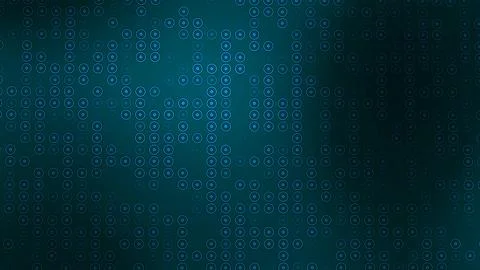 Abstract Digital Pattern with Circular Symbols Stock Photos