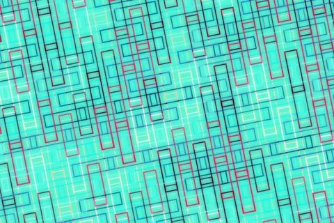 Abstract digital pattern with colorful geometric shapes 스톡 일러스트
