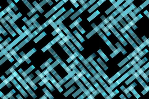 Abstract digital pattern with glowing blue and green lines Stock Illustration