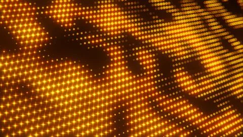 Abstract digital pattern with glowing dots forming a dynamic texture.. Stock Illustration