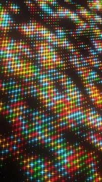 Abstract digital pattern with glowing dots forming a dynamic texture. Stock Illustration
