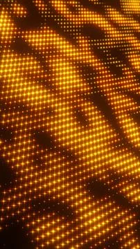 Abstract digital pattern with glowing dots forming a dynamic texture. Stock Illustration