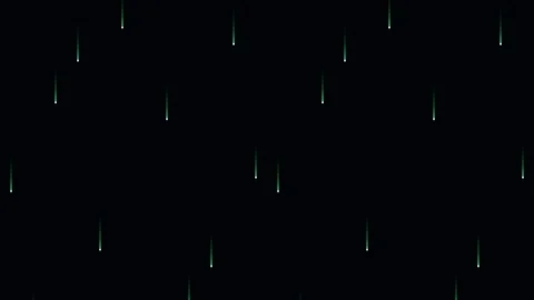 Abstract digital pattern of glowing green vertical light streaks on black Vídeos de archivo 338310917