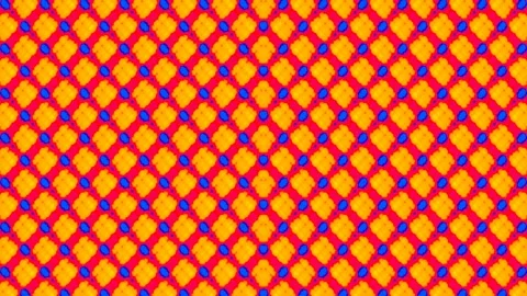 Abstract Digital Pattern with Glowing Pineapple Motifs Stock Footage 333084447