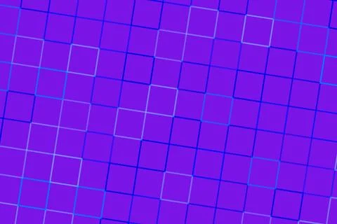 Abstract digital pattern with glowing purple squares and lines Stock Photos