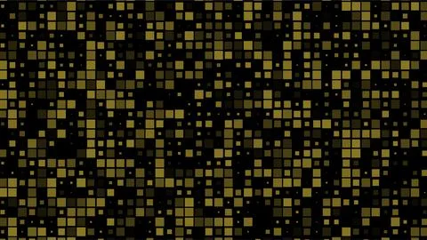 Abstract Digital Pattern with Glowing Squares and Lights. 库存插图