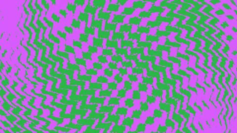 Abstract digital pattern with green and pink pixels Illustrazione stock
