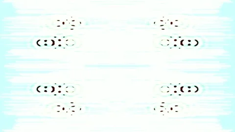 Abstract Digital Pattern with Pulsing Concentric Circles on Peach Background Stock Footage 332563205