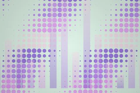Abstract digital pattern with purple dots and lines Stock Photos