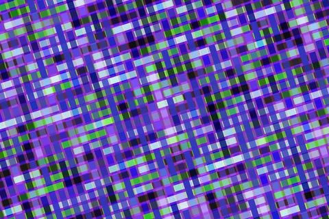 Abstract digital pattern with purple, green, blue colors Stock Photos