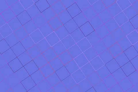 Abstract digital pattern with squares and lines on purple background Stock Photos