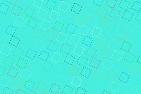 Abstract digital pattern with squares and dots on blue background Stock Photos
