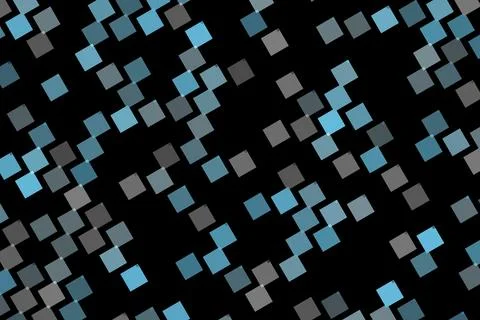 Abstract digital pattern with squares in blue green and gray イラスト素材