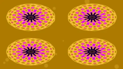 Abstract digital pattern: vibrant blue and pink glowing radial background e.. Stock Footage 337656954