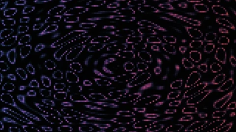 Abstract digital pattern in vibrant colors with flowing shapes Stock Footage 337238196