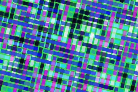 Abstract digital pattern with vibrant colors and lines Stock Illustration