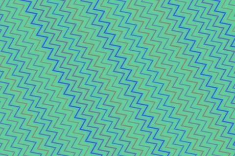 Abstract digital pattern with zigzag lines and pixel dots Illustrazione stock