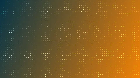 Abstract digital pixel grid with glowing dotted patterns in warm hue design Stock Footage 312990507
