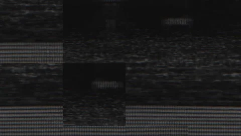 Abstract digital pixel noise looped background. Glitch damage error effect Stock Footage 247740501