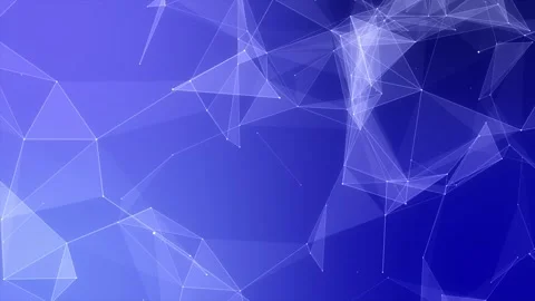 Abstract digital plexus background with connected lines and nodes in purple.. Stock Footage 328180011