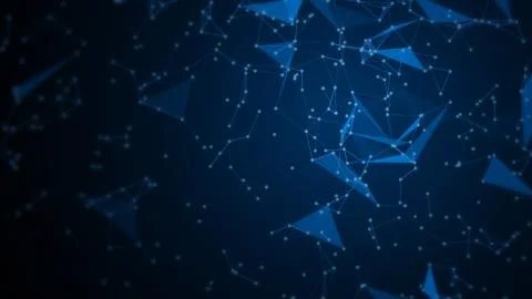 Abstract Digital Plexus background Stock Illustration