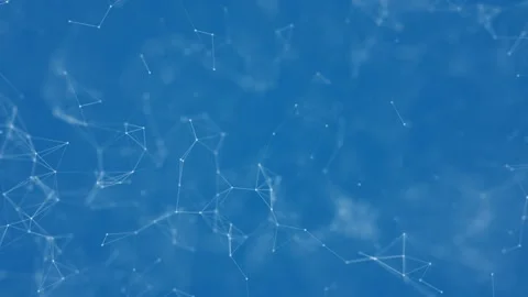 Abstract Digital Plexus Network Background. Futuristic Connecting Dots and Lines Stock-Footage 277056313