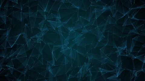 Abstract digital plexus network background, with glowing connected, lines a.. Stock-Footage 347304921