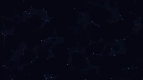 Abstract digital plexus network connections on dark background with dynamic.. Video stock 341770789