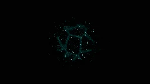 Abstract Digital Pond Water Pool Connections Communications 스톡 동영상 143910437