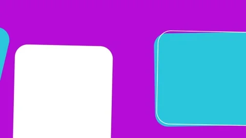 Abstract digital presentation slideshow displaying multiple dynamic visual Vídeo Stock 337788134