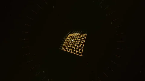 Abstract Digital Processor Core Pulse Background Stock Footage 345520763