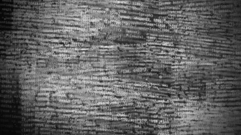 Abstract Digital Programming Code Background for Technology and AI 스톡 동영상 335370602