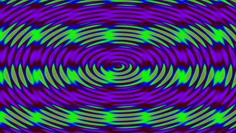 Abstract digital psychedelic background pattern with vibrant neon wave lines Stock Footage 341057130