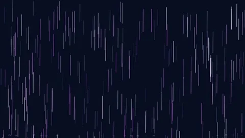 Abstract Digital Purple Rain Matrix Vertical Data Lines Motion Background Video stock 333080990