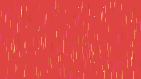 Abstract Digital Rain Background with Colorful Falling Vertical Lines Stock Footage 331352079