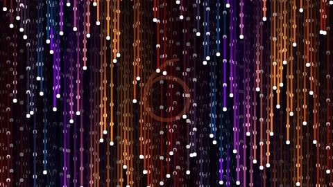Abstract digital rain effect background animation for modern technology dis.. Stock Footage 342093482