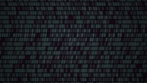 Abstract digital rain effect with glitch and noise overlay. Stock Footage 334450962