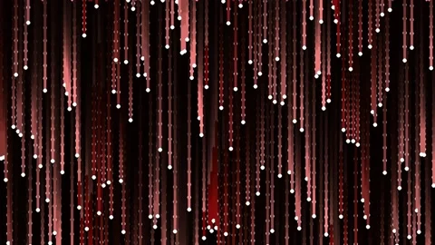 Abstract digital rain effect: glowing falling particles and futuristic data.. Stock Footage 340380320
