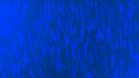 Abstract Digital Rain Effect with Vertical Blue Lines on Lime Green Backgroun Stock Footage 332584252