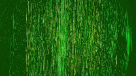 Abstract digital rain pattern with vibrant green hues. Futuristic technology Stock Illustration