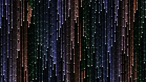 Abstract Digital Rain Streak Effect Background for Futuristic Technology Vi.. Stock Footage 341055013