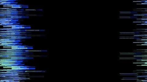 Abstract Digital rainbow Vhs glitch animation transition overlay effect Stock Footage 285020739