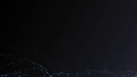 Abstract digital random motion background loop with Plexus 스톡 동영상 121932442