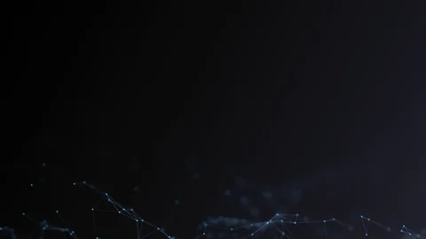 Abstract digital random motion background loop with Plexus 스톡 동영상 121934818