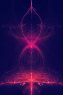 Abstract digital rendering Stock Illustration