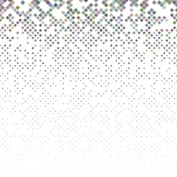 Abstract digital rounded square mosaic pattern background 스톡 일러스트