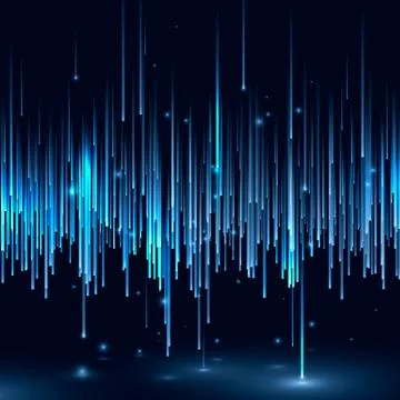 Abstract digital sci-fi background. Cyberspace futuristic blue matrix texture 스톡 일러스트