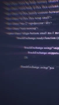 Abstract digital screen with blurred lines of code, symbolizing cybersecurity Stock Illustration